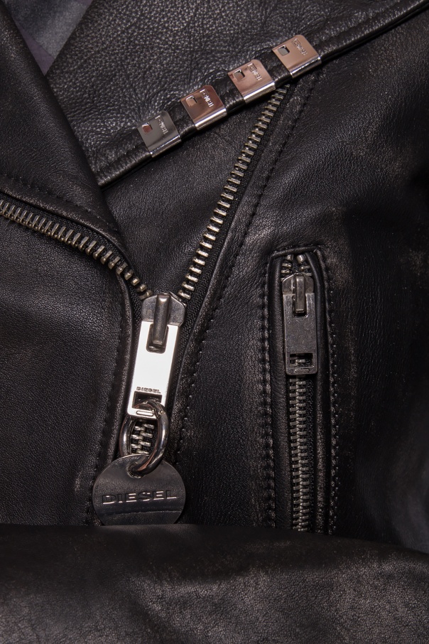 Fringed biker jacket Diesel Vitkac Australia